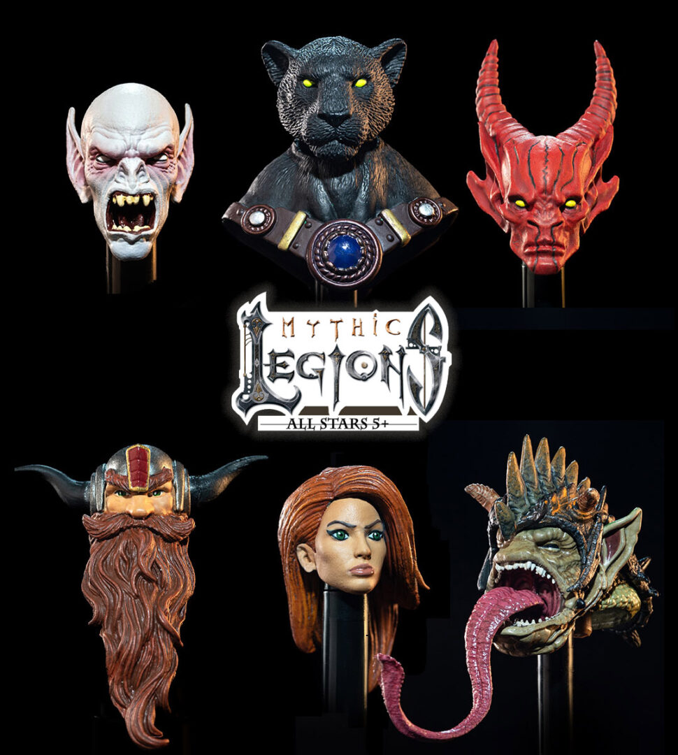 Mythic Legions All Stars Five Headspack