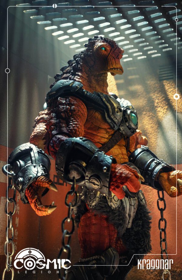 COSMIC LEGIONS HVALKATAR BOOK 1 KRAGGNAR FIGURE - Image 4