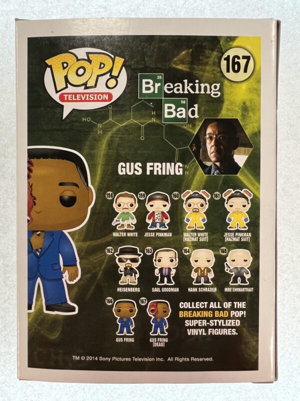 FUNKO POP TELEVISION 167 BREAKING BAD GUS FRING 3.75" VINYL FIGURE - Image 3