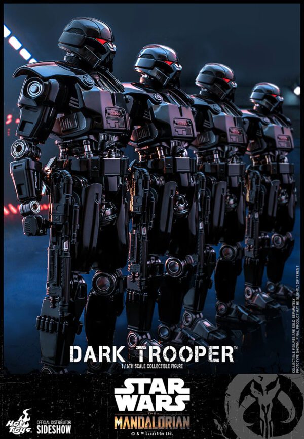 HOT TOYS 12" STAR WARS THE MANDALORIAN DARK TROOPER 1/6 SCALE FIGURE - Image 9
