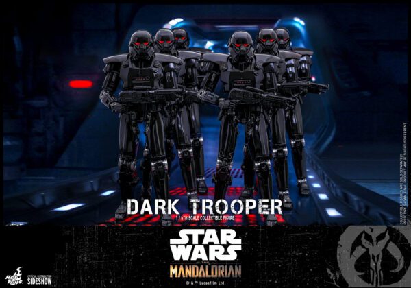 HOT TOYS 12" STAR WARS THE MANDALORIAN DARK TROOPER 1/6 SCALE FIGURE - Image 3