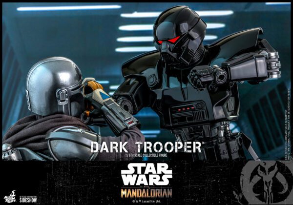 HOT TOYS 12" STAR WARS THE MANDALORIAN DARK TROOPER 1/6 SCALE FIGURE - Image 5
