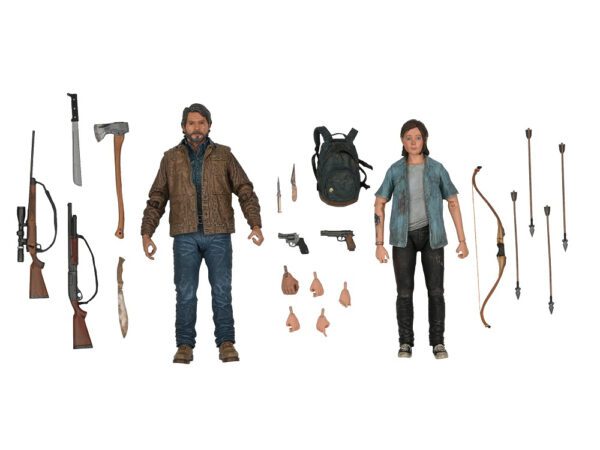NECA THE LAST OF US PART II ULTIMATE JOEL & ELLIE 2-PACK 7" SCALE ACTION FIGURES