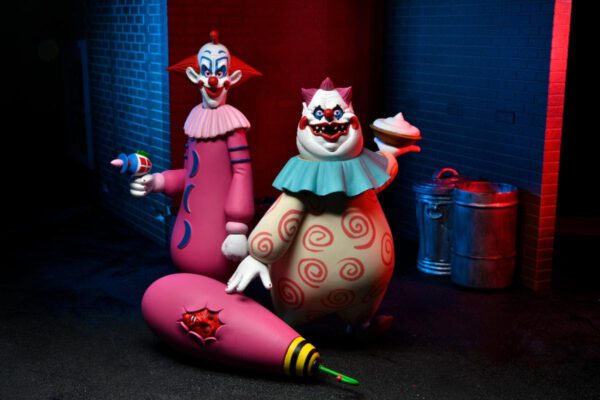 NECA 6" TOONY TERRORS KILLER KLOWNS FROM OUTER SPACE SLIM & CHUBBY 2 PACK ACTION FIGURE SET - Image 3