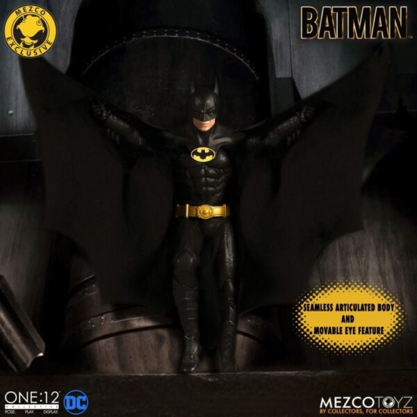 MEZCO EXCLUSIVE ONE:12 COLLECTIVE DC COMICS BATMAN 1989 EDITION 6" FIGURE 1/12 - Image 10