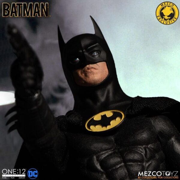 MEZCO EXCLUSIVE ONE:12 COLLECTIVE DC COMICS BATMAN 1989 EDITION 6" FIGURE 1/12 - Image 9