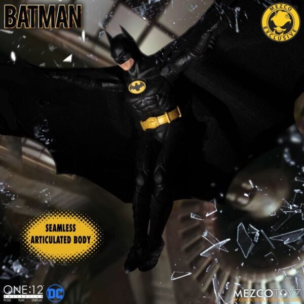 MEZCO EXCLUSIVE ONE:12 COLLECTIVE DC COMICS BATMAN 1989 EDITION 6" FIGURE 1/12 - Image 7