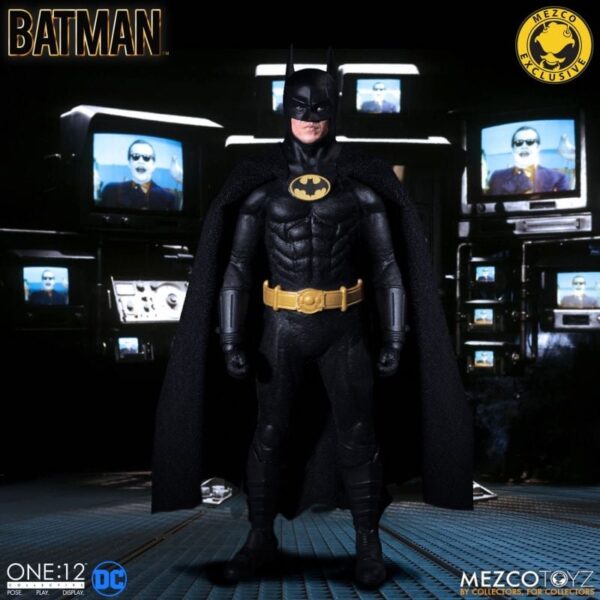 MEZCO EXCLUSIVE ONE:12 COLLECTIVE DC COMICS BATMAN 1989 EDITION 6" FIGURE 1/12 - Image 4