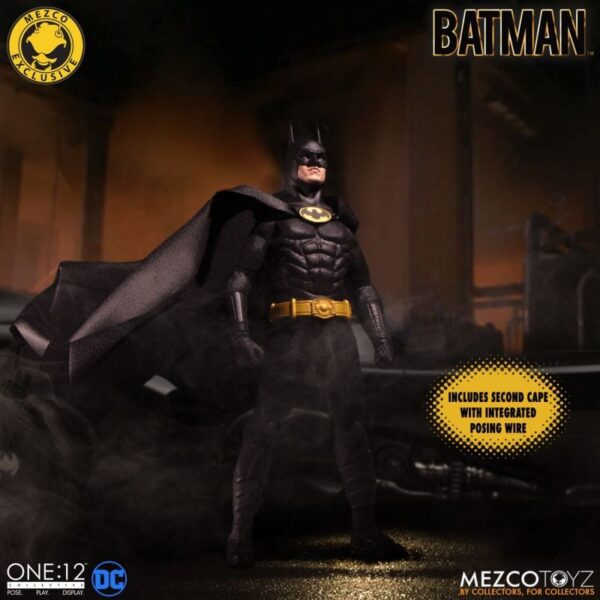MEZCO EXCLUSIVE ONE:12 COLLECTIVE DC COMICS BATMAN 1989 EDITION 6" FIGURE 1/12 - Image 11