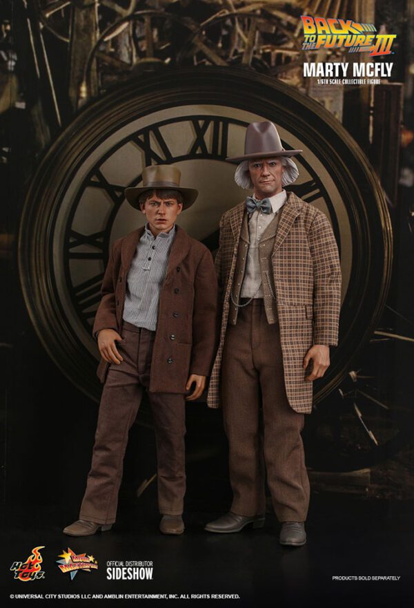 HOT TOYS 12" BACK TO THE FUTURE PART 3 MARTY MCFLY FIG 1/6 MICHAEL J FOX BTTF3 - Image 12