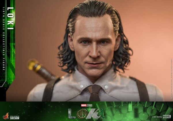 HOT TOYS 12″ MARVEL STUDIOS LOKI TVA OUTFIT SIXTH SCALE FIGURE - Image 22