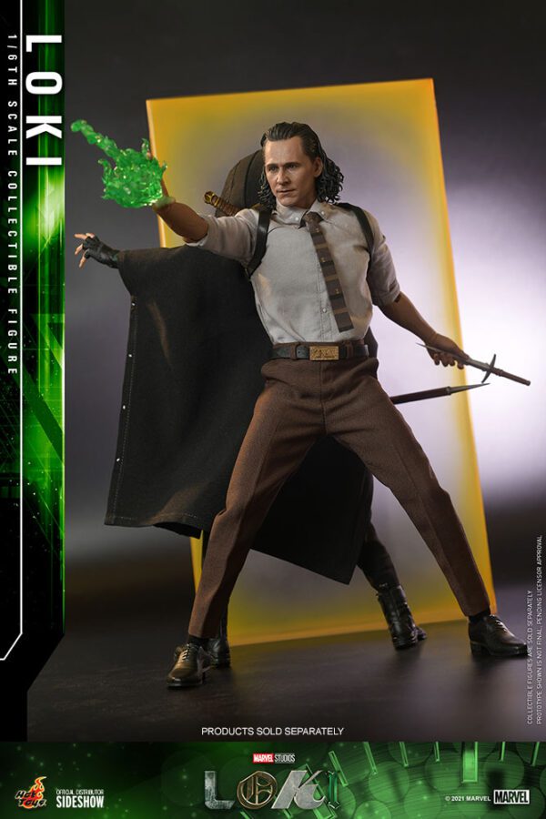 HOT TOYS 12″ MARVEL STUDIOS LOKI TVA OUTFIT SIXTH SCALE FIGURE - Image 21