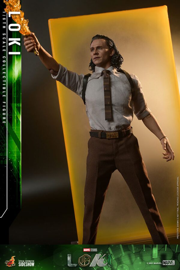 HOT TOYS 12″ MARVEL STUDIOS LOKI TVA OUTFIT SIXTH SCALE FIGURE - Image 20