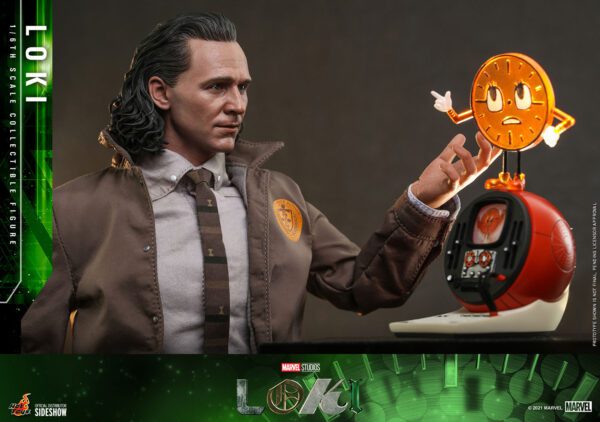HOT TOYS 12″ MARVEL STUDIOS LOKI TVA OUTFIT SIXTH SCALE FIGURE - Image 17