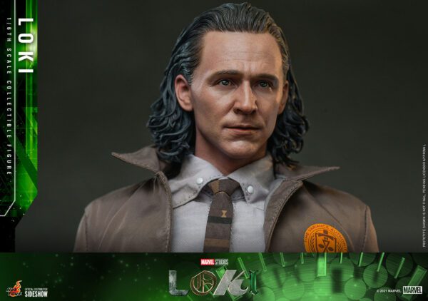 HOT TOYS 12″ MARVEL STUDIOS LOKI TVA OUTFIT SIXTH SCALE FIGURE - Image 5
