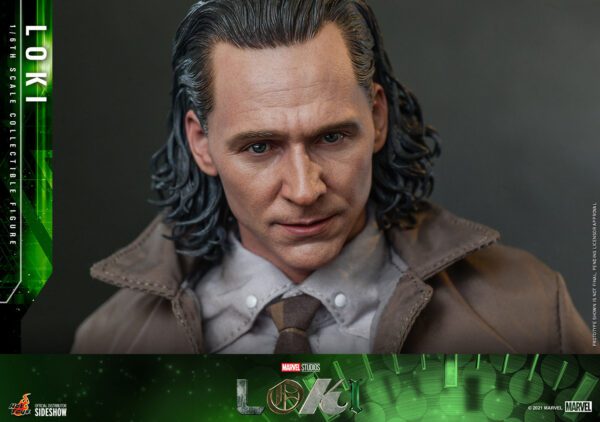 HOT TOYS 12″ MARVEL STUDIOS LOKI TVA OUTFIT SIXTH SCALE FIGURE - Image 2