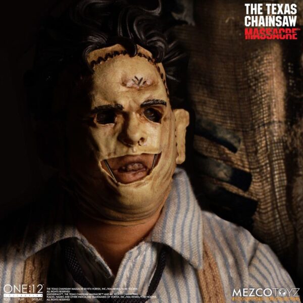 MEZCO ONE:12 COLLECTIVE THE TEXAS CHAINSAW MASSACRE 1974 LEATHERFACE 6" ACTION FIGURE 1/12 SCALE HORROR - Image 10