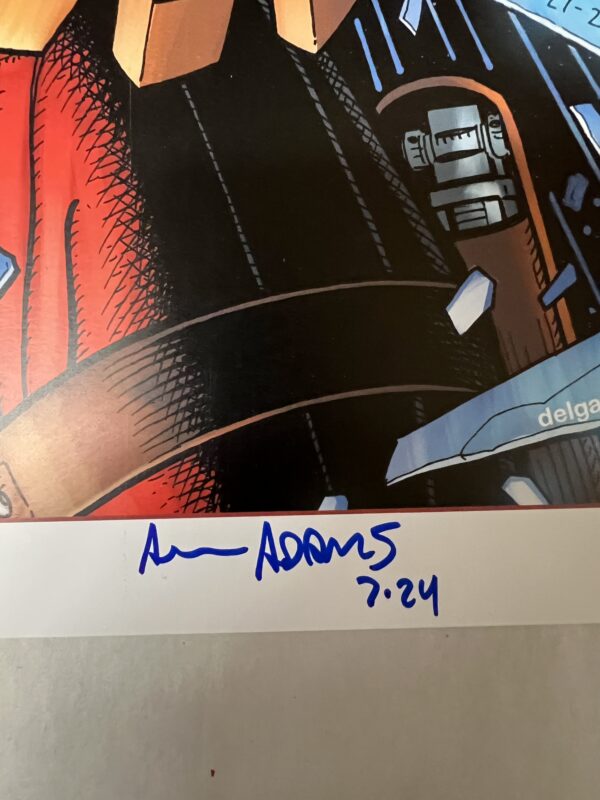 SDCC 2024 EXCLUSIVE ARTHUR ADAMS SIGNED DEADPOOL ART PRINT LE #11/100 - Image 3