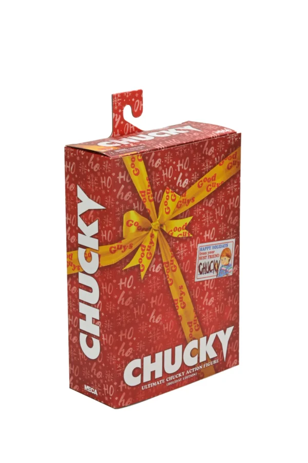 NECA Ultimate 7” Action Figure Chucky - Edizione Natale, Serie TV, 10cm, Colore Multicolore, Modello 42995