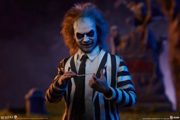 SIDESHOW COLLECTIBLES 12" BEETLEJUICE MICHAEL KEATON 1/6TH SCALE FIGURE - Image 6