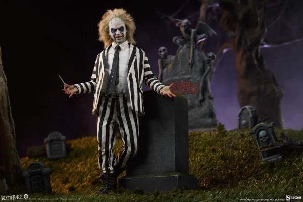 SIDESHOW COLLECTIBLES 12" BEETLEJUICE MICHAEL KEATON 1/6TH SCALE FIGURE - Image 7