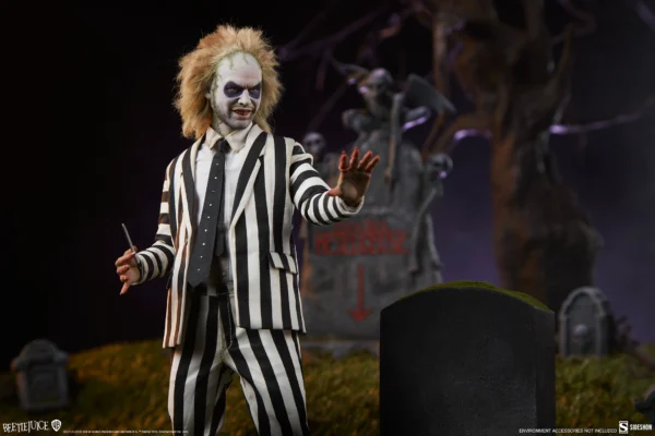 SIDESHOW COLLECTIBLES 12" BEETLEJUICE MICHAEL KEATON 1/6TH SCALE FIGURE - Image 5