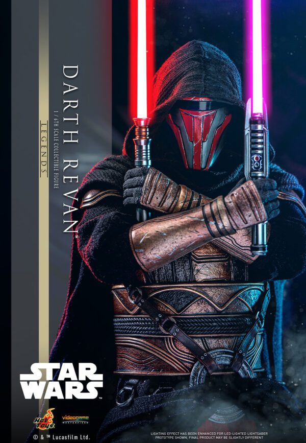 HOT TOYS 12" STAR WARS LEGENDS KOTOR DARTH REVAN SITH LORD 1/6 SCALE FIGURE VGM62 - Image 9