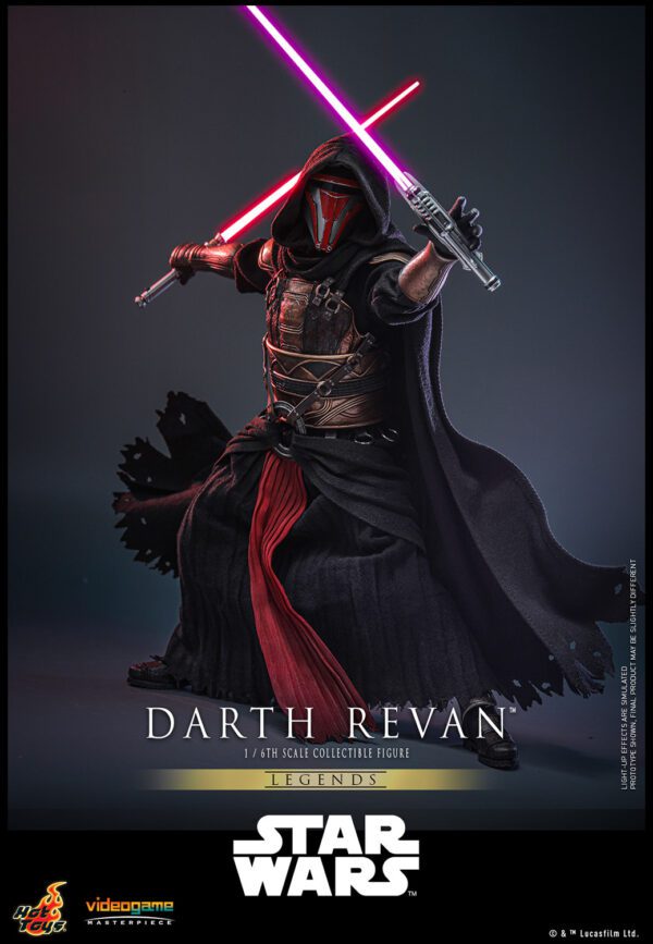 HOT TOYS 12" STAR WARS LEGENDS KOTOR DARTH REVAN SITH LORD 1/6 SCALE FIGURE VGM62 - Image 8