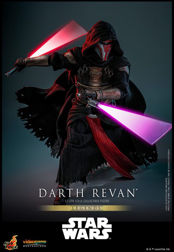 HOT TOYS 12" STAR WARS LEGENDS KOTOR DARTH REVAN SITH LORD 1/6 SCALE FIGURE VGM62 - Image 7