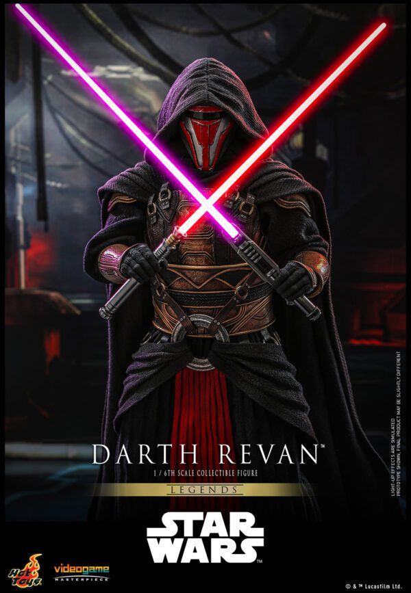 HOT TOYS 12" STAR WARS LEGENDS KOTOR DARTH REVAN SITH LORD 1/6 SCALE FIGURE VGM62 - Image 6