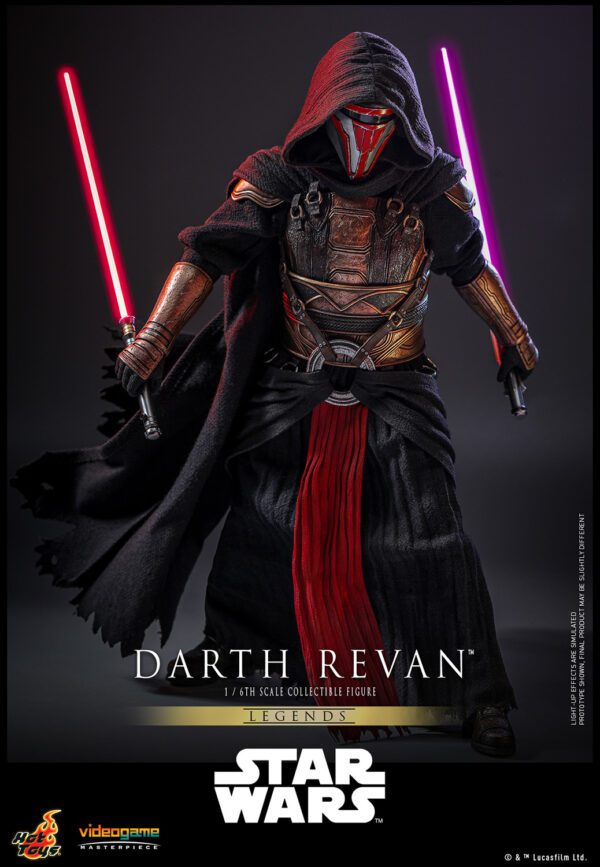 HOT TOYS 12" STAR WARS LEGENDS KOTOR DARTH REVAN SITH LORD 1/6 SCALE FIGURE VGM62 - Image 4