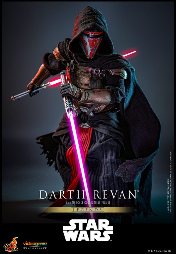 HOT TOYS 12" STAR WARS LEGENDS KOTOR DARTH REVAN SITH LORD 1/6 SCALE FIGURE VGM62 - Image 3