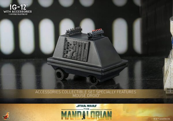 HOT TOYS 12" STAR WARS THE MANDALORIAN IG-12 WITH ACCESSORIES 1/6 SCALE FIGURE TMS105 - Image 4