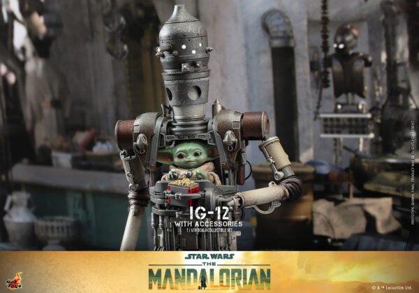 HOT TOYS 12" STAR WARS THE MANDALORIAN IG-12 WITH ACCESSORIES 1/6 SCALE FIGURE TMS105 - Image 18