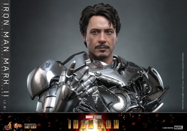 MARVEL HOT TOYS 12" IRON MAN MARK II (2) 2.0 1/6 DIECAST FIG MMS733D59 AVENGERS - Image 8