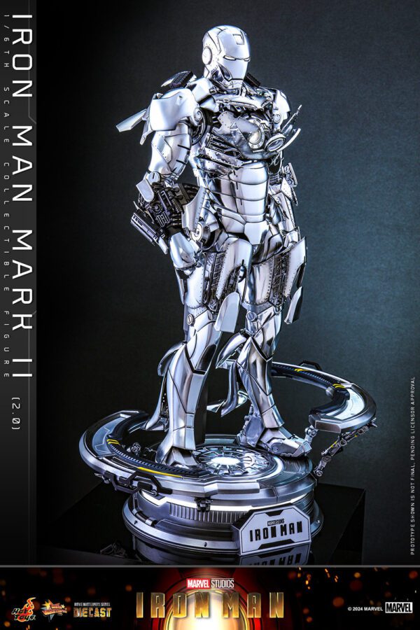 MARVEL HOT TOYS 12" IRON MAN MARK II (2) 2.0 1/6 DIECAST FIG MMS733D59 AVENGERS - Image 6