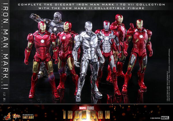 MARVEL HOT TOYS 12" IRON MAN MARK II (2) 2.0 1/6 DIECAST FIG MMS733D59 AVENGERS - Image 25