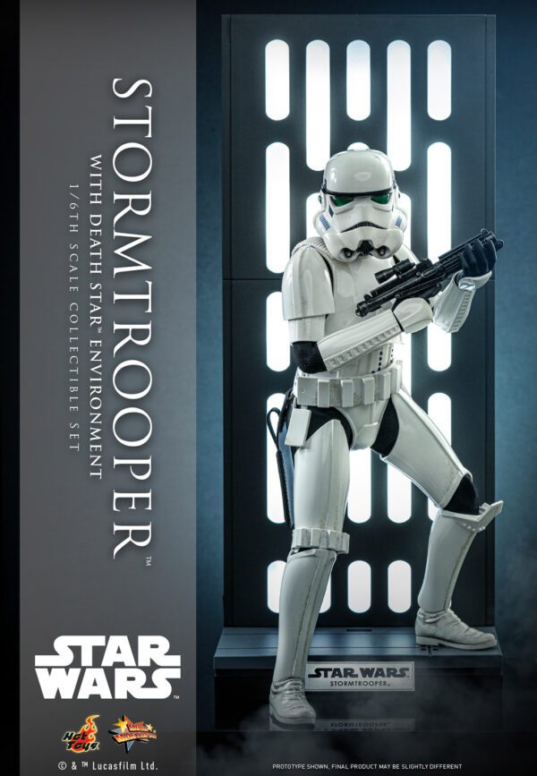 HOT TOYS 12" STAR WARS STORMTROOPER WITH DEATH STAR ENVIRONMENT 1/6TH SIXTH SCALE FIGURE MMS736 - Image 15