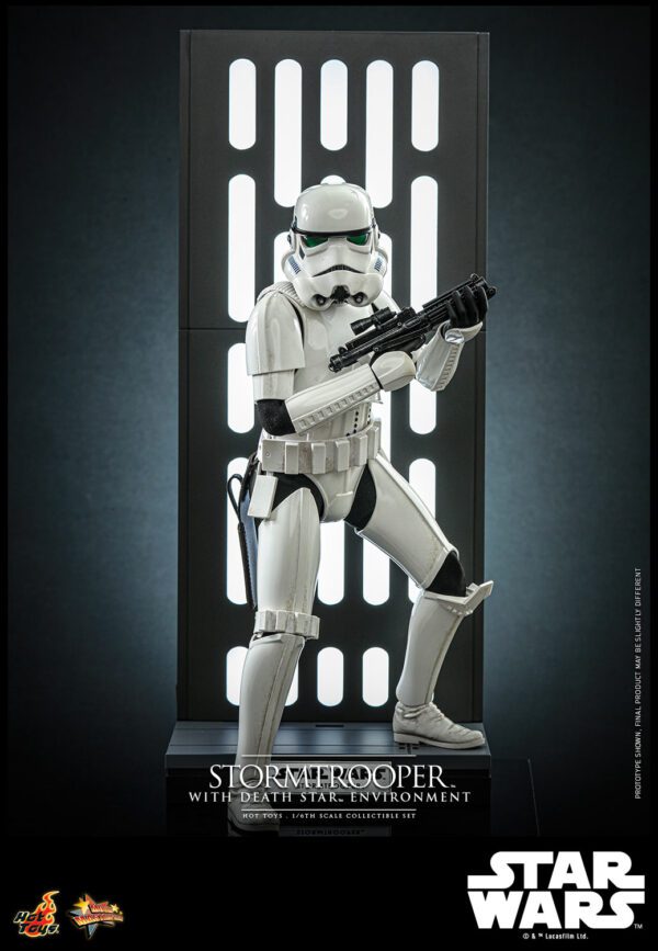 HOT TOYS 12" STAR WARS STORMTROOPER WITH DEATH STAR ENVIRONMENT 1/6TH SIXTH SCALE FIGURE MMS736 - Image 11