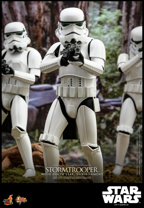 HOT TOYS 12" STAR WARS STORMTROOPER WITH DEATH STAR ENVIRONMENT 1/6TH SIXTH SCALE FIGURE MMS736 - Image 9