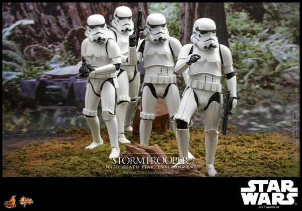 HOT TOYS 12" STAR WARS STORMTROOPER WITH DEATH STAR ENVIRONMENT 1/6TH SIXTH SCALE FIGURE MMS736 - Image 6