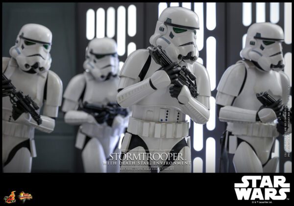 HOT TOYS 12" STAR WARS STORMTROOPER WITH DEATH STAR ENVIRONMENT 1/6TH SIXTH SCALE FIGURE MMS736 - Image 4