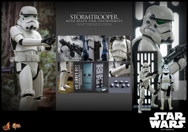 HOT TOYS 12" STAR WARS STORMTROOPER WITH DEATH STAR ENVIRONMENT 1/6TH SIXTH SCALE FIGURE MMS736 - Image 2