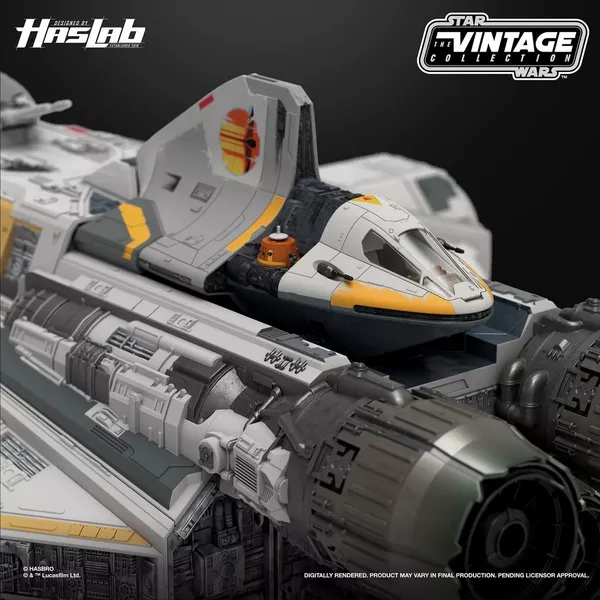 HASBRO HASLAB STAR WARS REBELS THE GHOST VINTAGE SERIES COMPLETE SHIP AND FIGURES - Image 5