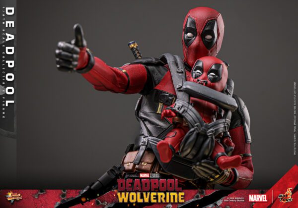 HOT TOYS 12" MARVEL STUDIOS DEADPOOL & WOLVERINE DEADPOOL 1/6TH SIXTH SCALE FIGURE MMS746 - Image 9