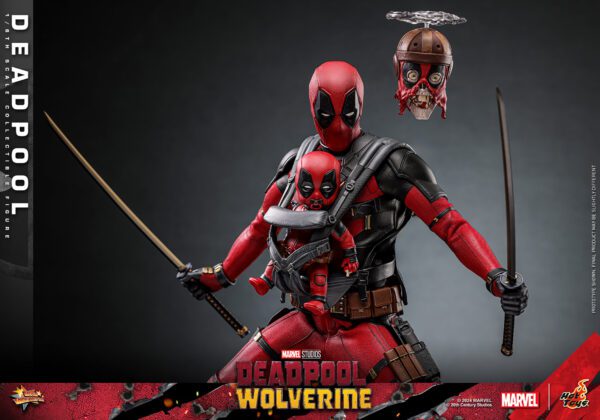 HOT TOYS 12" MARVEL STUDIOS DEADPOOL & WOLVERINE DEADPOOL 1/6TH SIXTH SCALE FIGURE MMS746 - Image 10