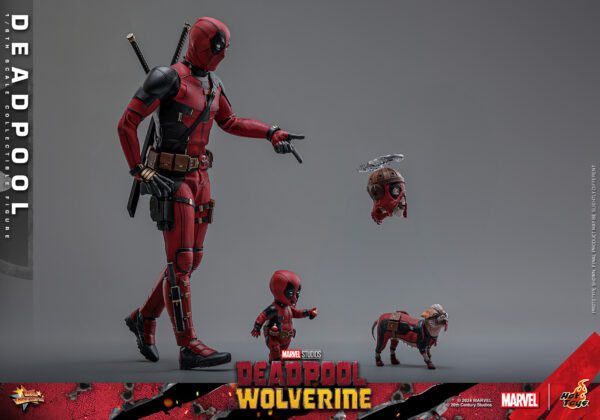 HOT TOYS 12" MARVEL STUDIOS DEADPOOL & WOLVERINE DEADPOOL 1/6TH SIXTH SCALE FIGURE MMS746 - Image 14