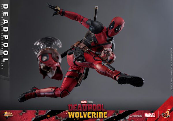 HOT TOYS 12" MARVEL STUDIOS DEADPOOL & WOLVERINE DEADPOOL 1/6TH SIXTH SCALE FIGURE MMS746 - Image 13