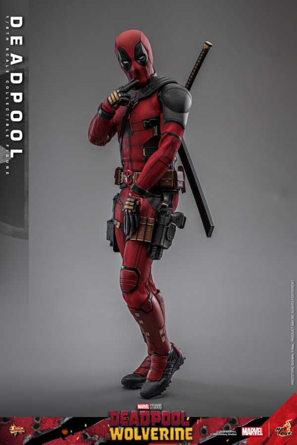 HOT TOYS 12" MARVEL STUDIOS DEADPOOL & WOLVERINE DEADPOOL 1/6TH SIXTH SCALE FIGURE MMS746 - Image 24