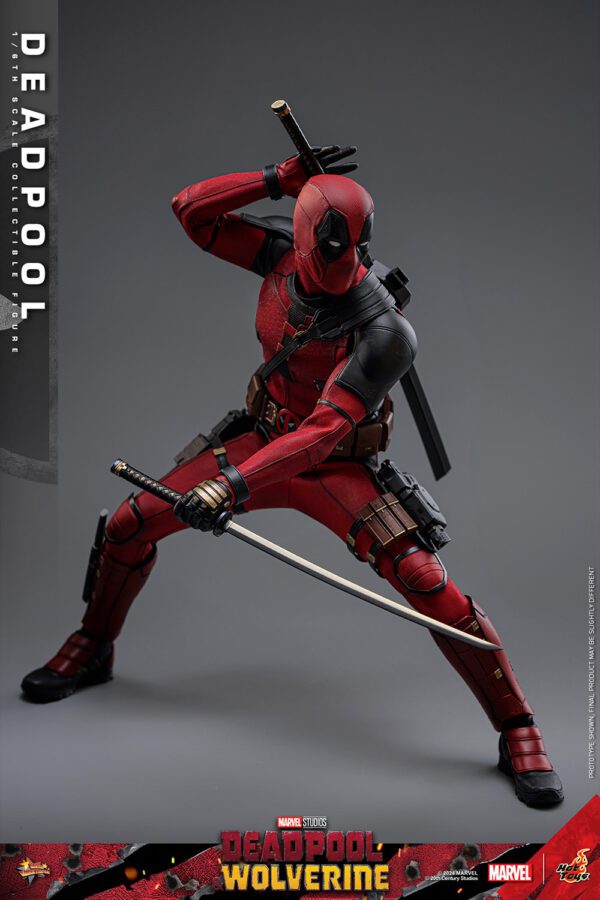 HOT TOYS 12" MARVEL STUDIOS DEADPOOL & WOLVERINE DEADPOOL 1/6TH SIXTH SCALE FIGURE MMS746 - Image 25